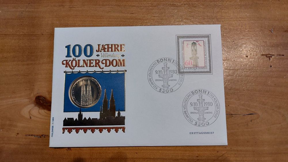 Kölner Dom Ziermünze & EKW Chip – Köln Souvenir Mit Brückenmotiv