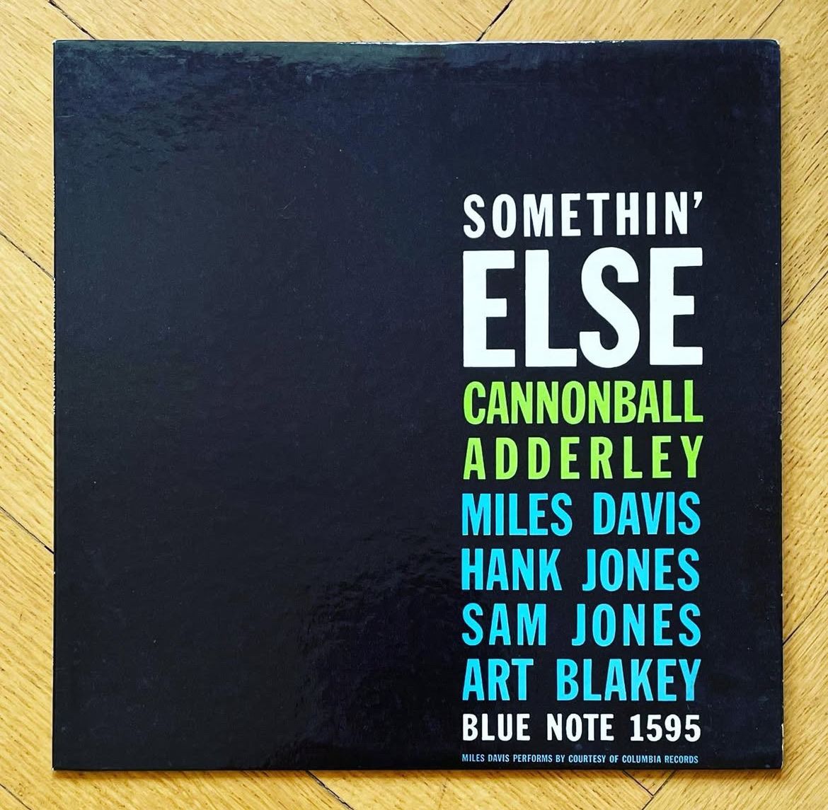 Schallplatten: Somethin' Else Cannonball Adderley 1960 – US – Gebraucht aus Basel von porkpierecords