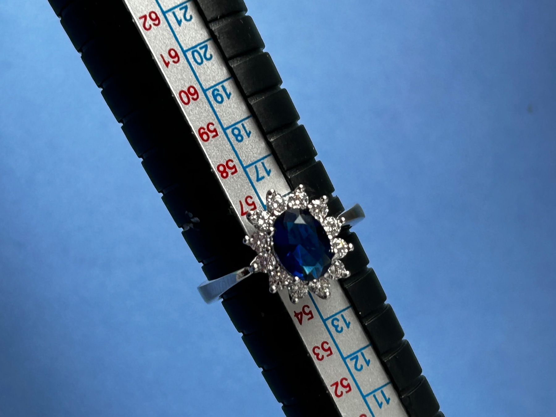 Bagues: Silberring Blue Flower festlich (55) – D'occasion à Dittingen par Bijoubelle 5