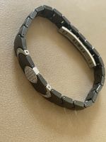 Schwarzes Ceramic Armband mit Diamanten 