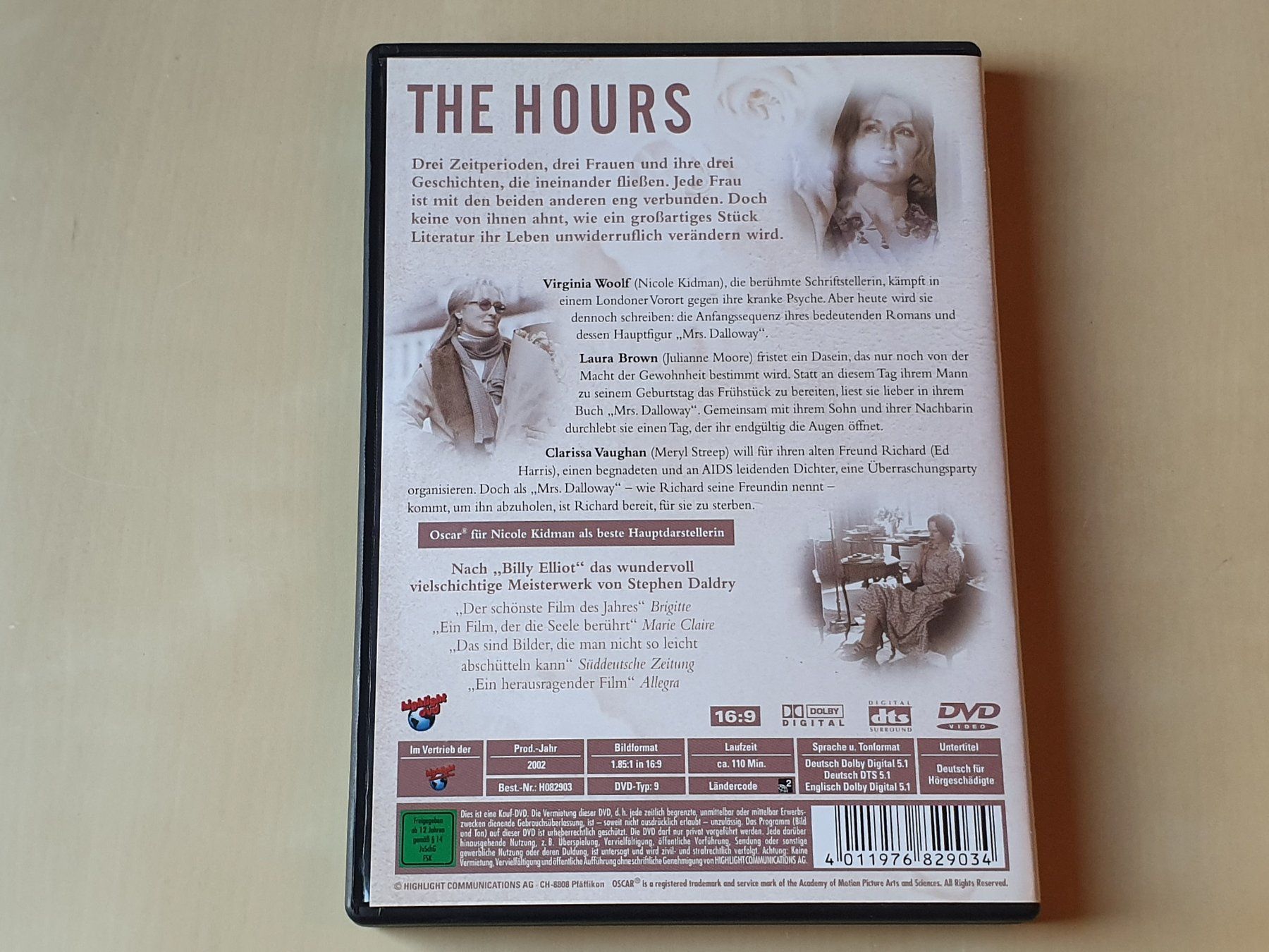 Alle DVDs: The Hours – Gebraucht aus Stansstad von collectorsshop 1
