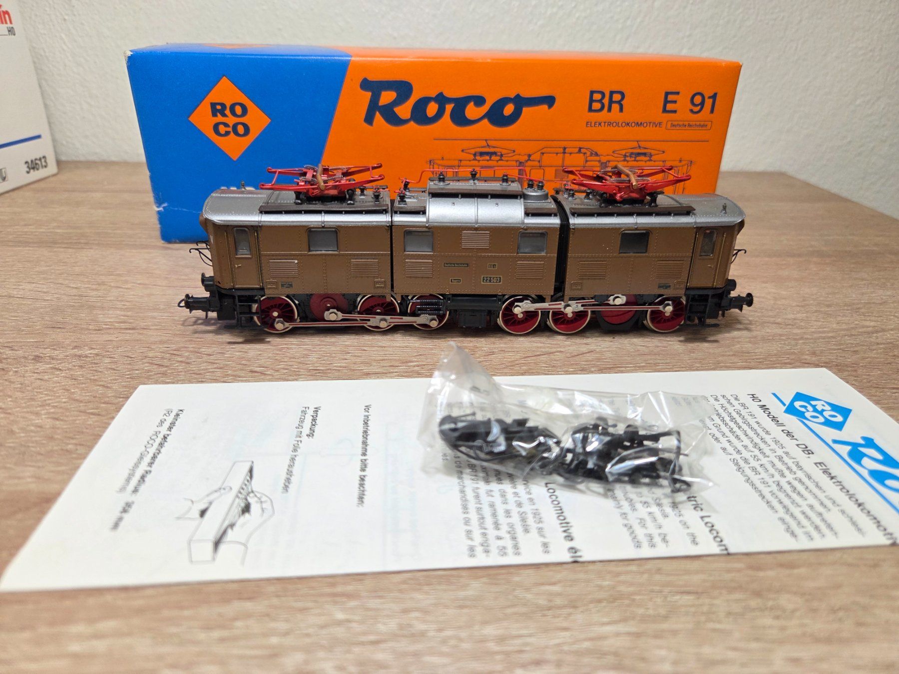 Roco Modelleisenbahnen: Roco 04139 B E-Lok BR E91 DR H0 – Gebraucht aus St-Aubin-Sauges von Lo_Go 6