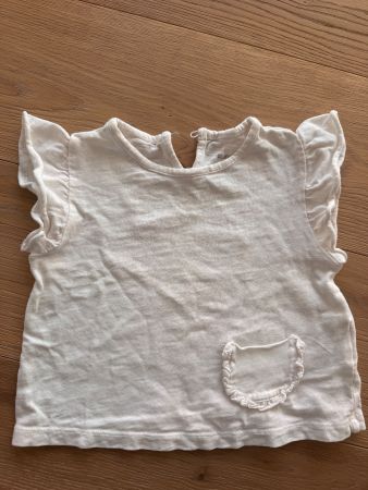 Weisse, ärmellose Bluse, Playup, 6 M, 68