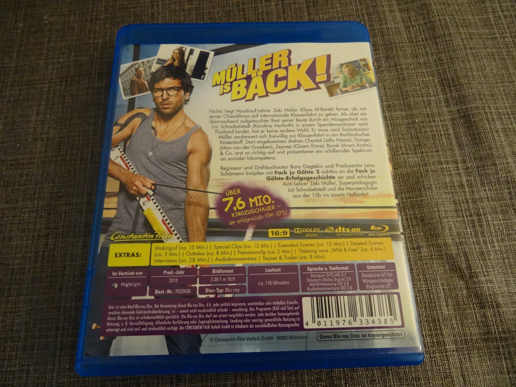Tutti i DVDs: Fack Ju Göhte 2 BLU-RAY – Usato da Olten venduto da Disc-Verkauf 2