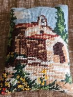 petit coussin senteur lavande points de croix vintage caneva