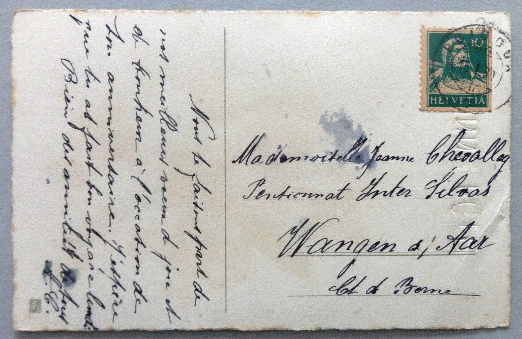 Cartoline postali: Bonne Fête – Usato da Fétigny venduto da Billy2miny 1