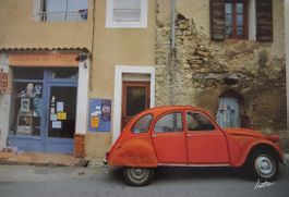 Citroën 2CV  du boucher, La Motte d'Aigues