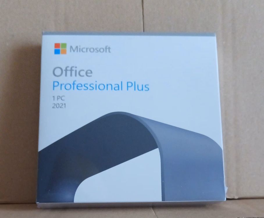 Microsoft Office 2021 Professional Plus Box DVD Global (Neu und ...