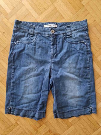 GARDEUR Damen leichte Jeans Shorts Gr. 38, blau 
