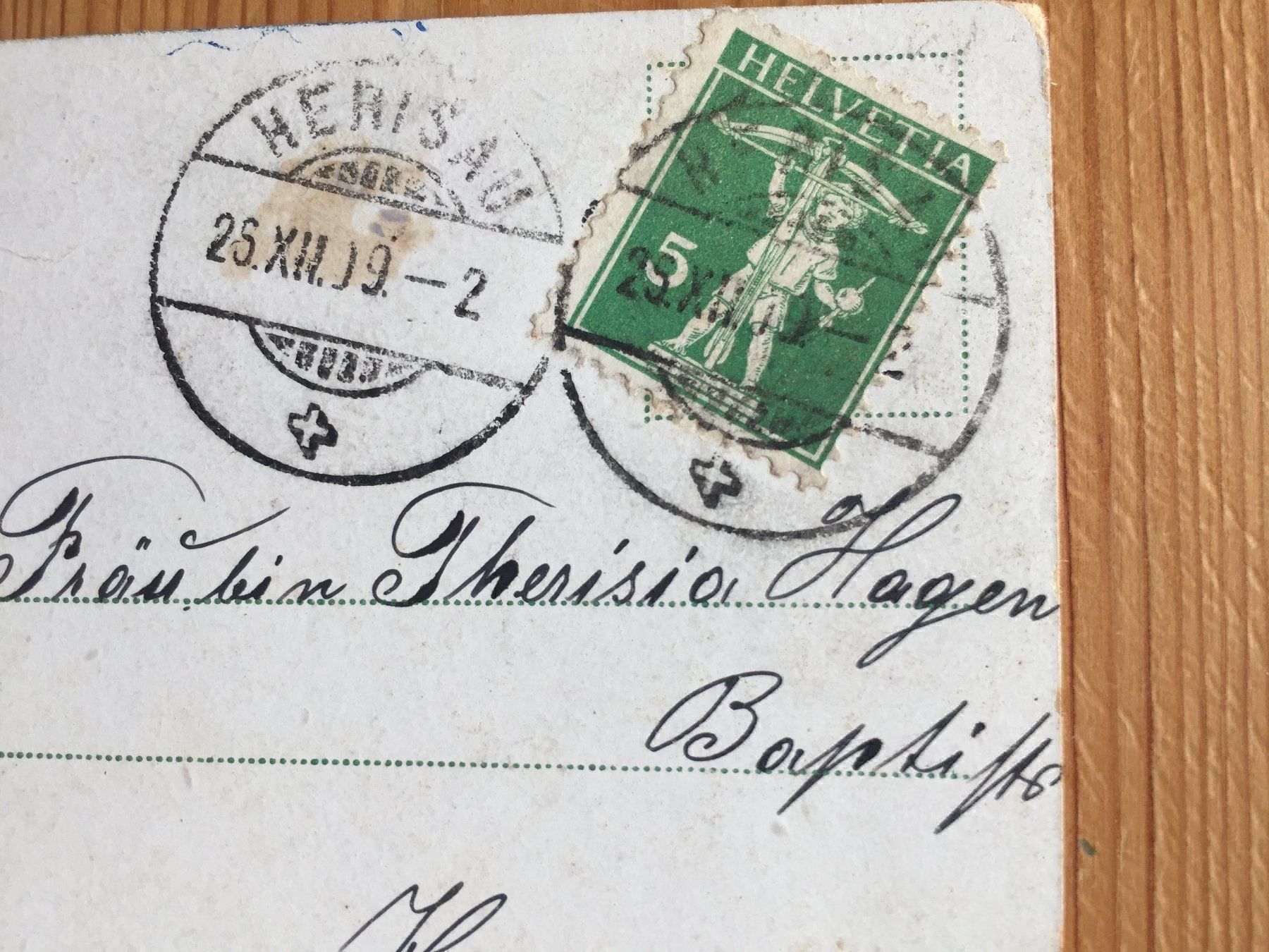 Cartoline postali: Herisau - Heinrichsbad - AK 1909 – Usato da Oberuzwil venduto da Henri09 1