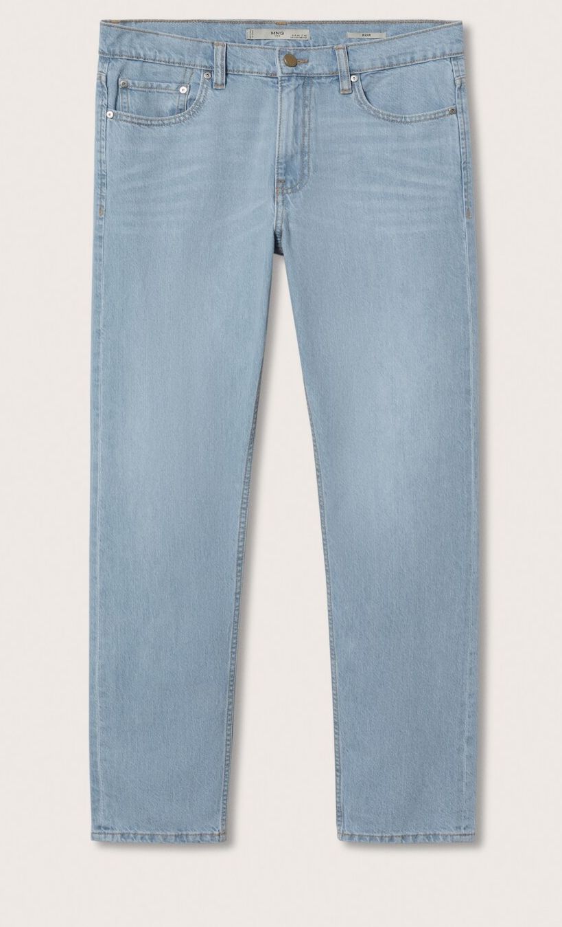 Mango Jeans: Mango Straight Fit Jeans "Bob", Gr. 46, neu – Nuovo e nell'imballaggio originale da Stäfa venduto da krp54 5