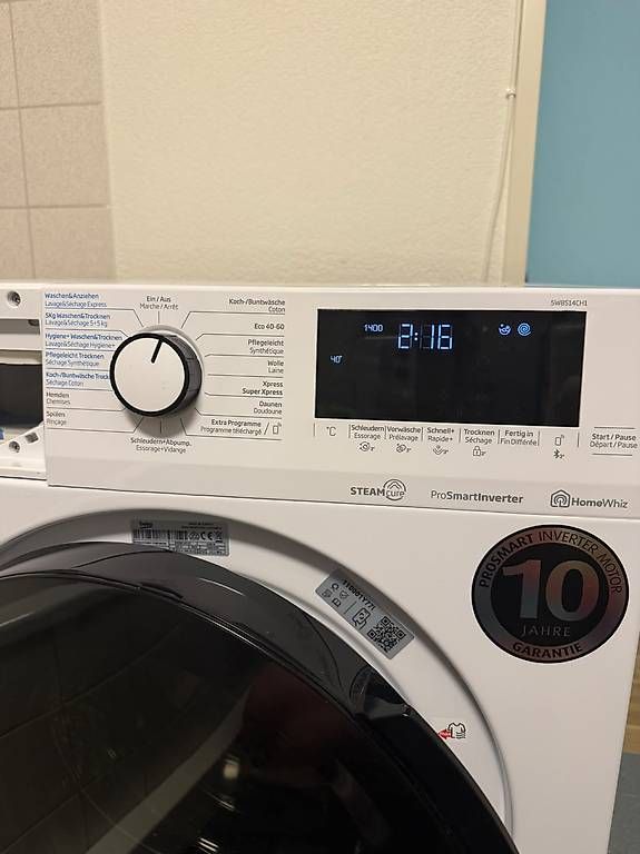Machines à sécher: BEKO Waschtrockner 5W8514CH1  – D'occasion à Eglisau par Part-E-Shop 1