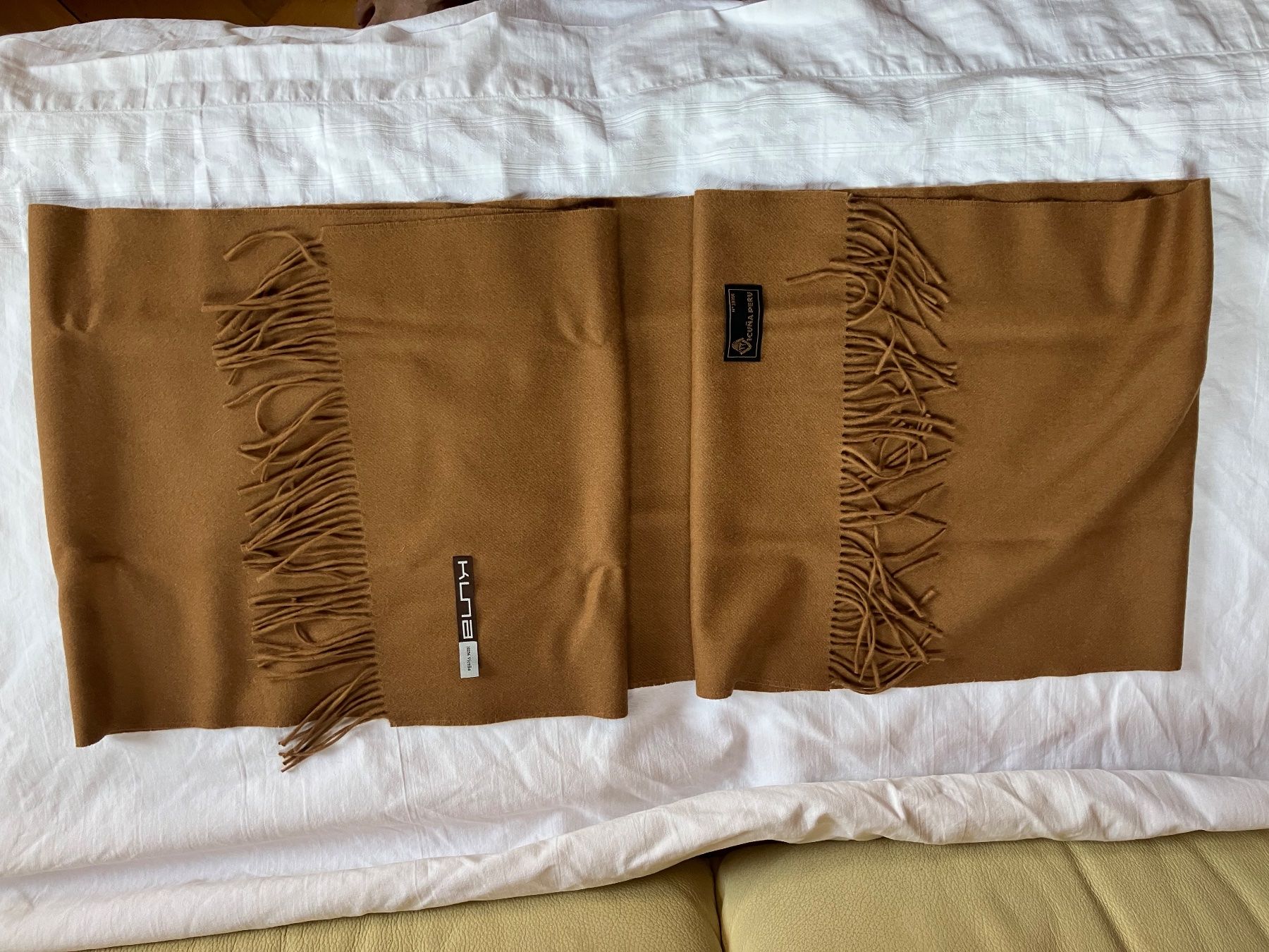 Foulard & Sciarpe: Neu und originalverpackt:  100% Vikunja Schal BASEL – Nuovo e nell'imballaggio originale da Bassersdorf venduto da groovygremlin