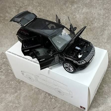 Land Rover Modellini d'auto: LAND ROVER RANGE ROVER SV BLACK 2017 1:18 LCD MODELS – Nuovo e nell'imballaggio originale da Suhr venduto da Moebelsiralfred 2