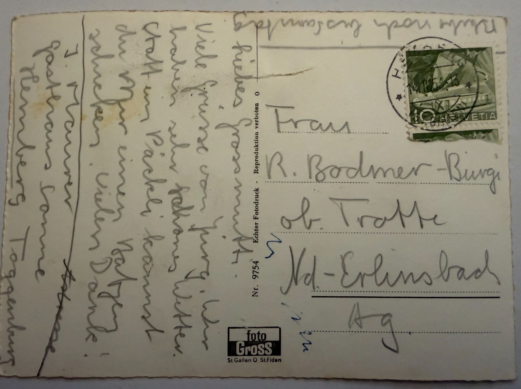 Cartes postales: HEMBERG - mit Säntis - Ansichtskarte – D'occasion à Tegerfelden par siebenmacky 1