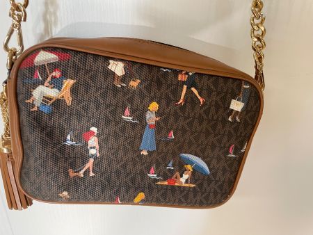 Michael Kors Umhängetasche braun Strandmotive