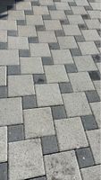Verbundsteine Beton grau/anthrazit gebraucht