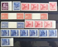 CECHY A MORAVA - BÖHMEN UND MÄHREN: Marken ** aus 1939–1943