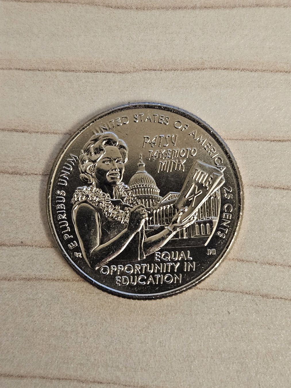 Tutti le monete: USA Quarter Patsy Mink (2024, D) – Usato da Zürich venduto da abe_jw92