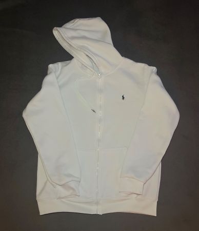 NEU Polo Ralph Lauren Hoodie mit Zip Gr. L Weiss