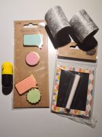 Notizen Sticky Notes Kreide Blackboard Stift Washitape Set