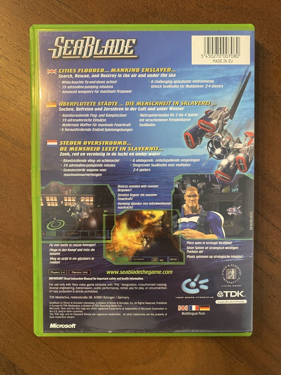 Microsoft Spiele: SeaBlade für Xbox – Gebraucht aus Thunstetten von Virus_33 2