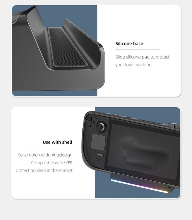 Steam Deck Oled Station D'accueil 7-en-1 Steam Deck - M.2 2To, HDMI 4K, Ethernet Gigabit Thunderbolt 4