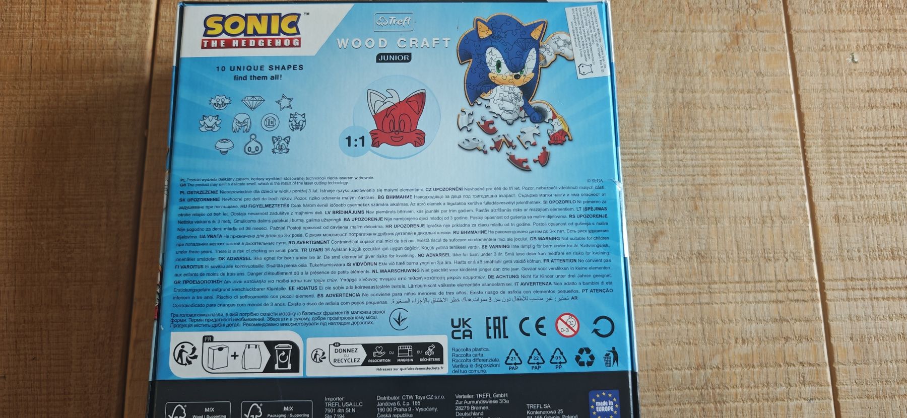 Puzzles: Sonic The Hedgehog - Wood Puzzle – Neu und originalverpackt aus Romanshorn von Gaming-Anime_StoreCH 1