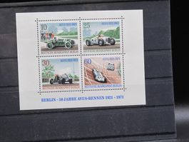 Berlin 1971 AVUS Auto Rennen Block**