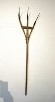 Mist-Gabel antik Holz