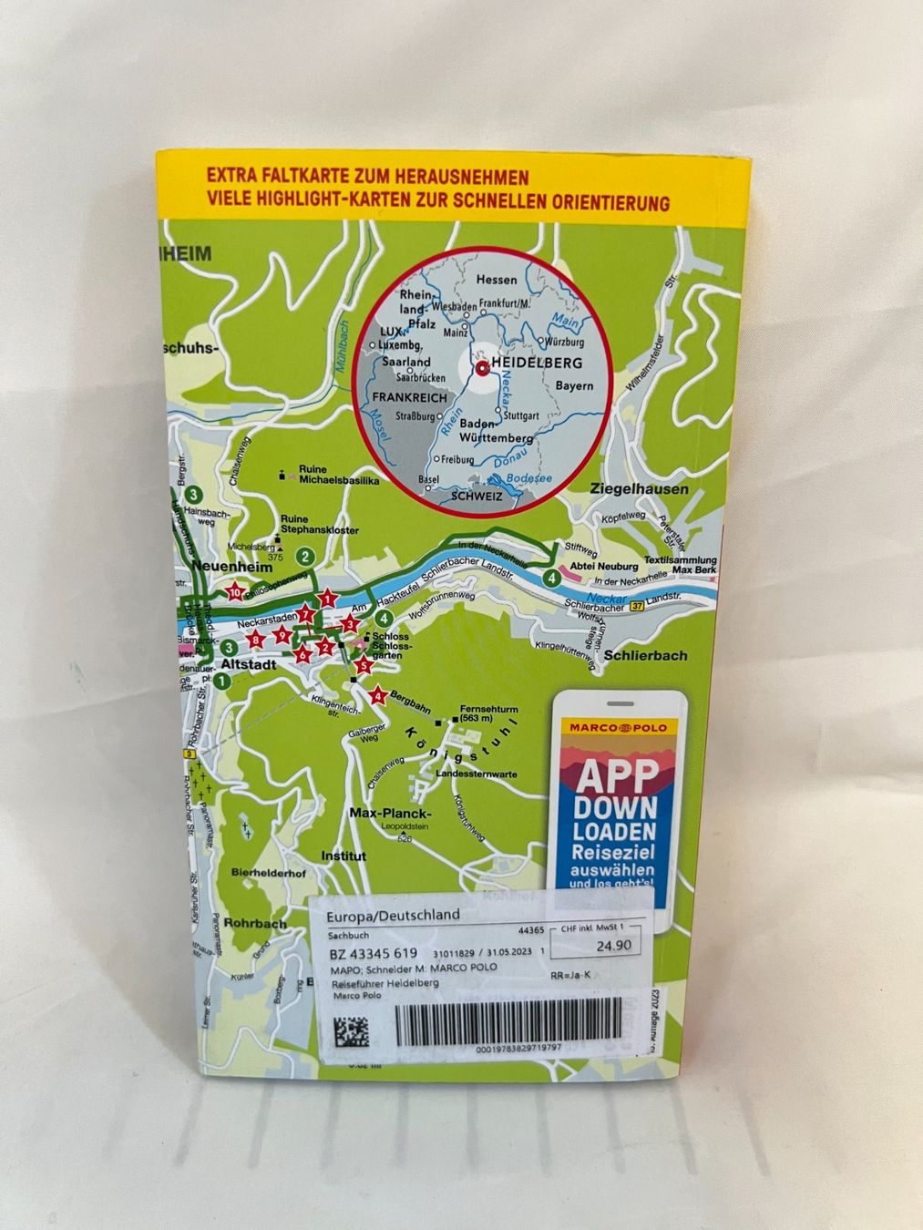 Libri: Marco Polo Reiseführer Heidelberg ! – Usato da Zürich venduto da Drahtzug 1