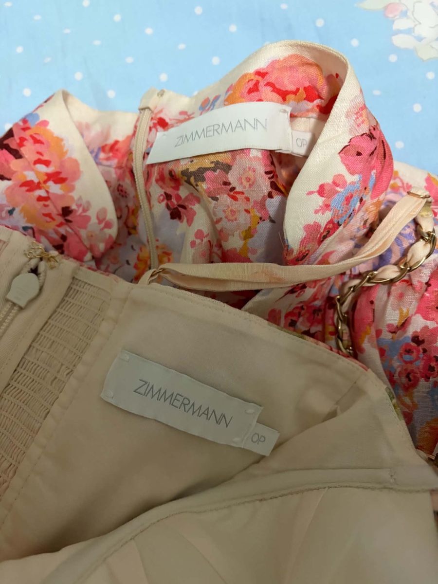 Zimmermann Kleider: Zimmermann Floral Linen Dress – Gebraucht aus St.Josefen von lop_lh8d 7