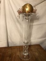 grosser kerzenständer 54cm hoch aus glas
