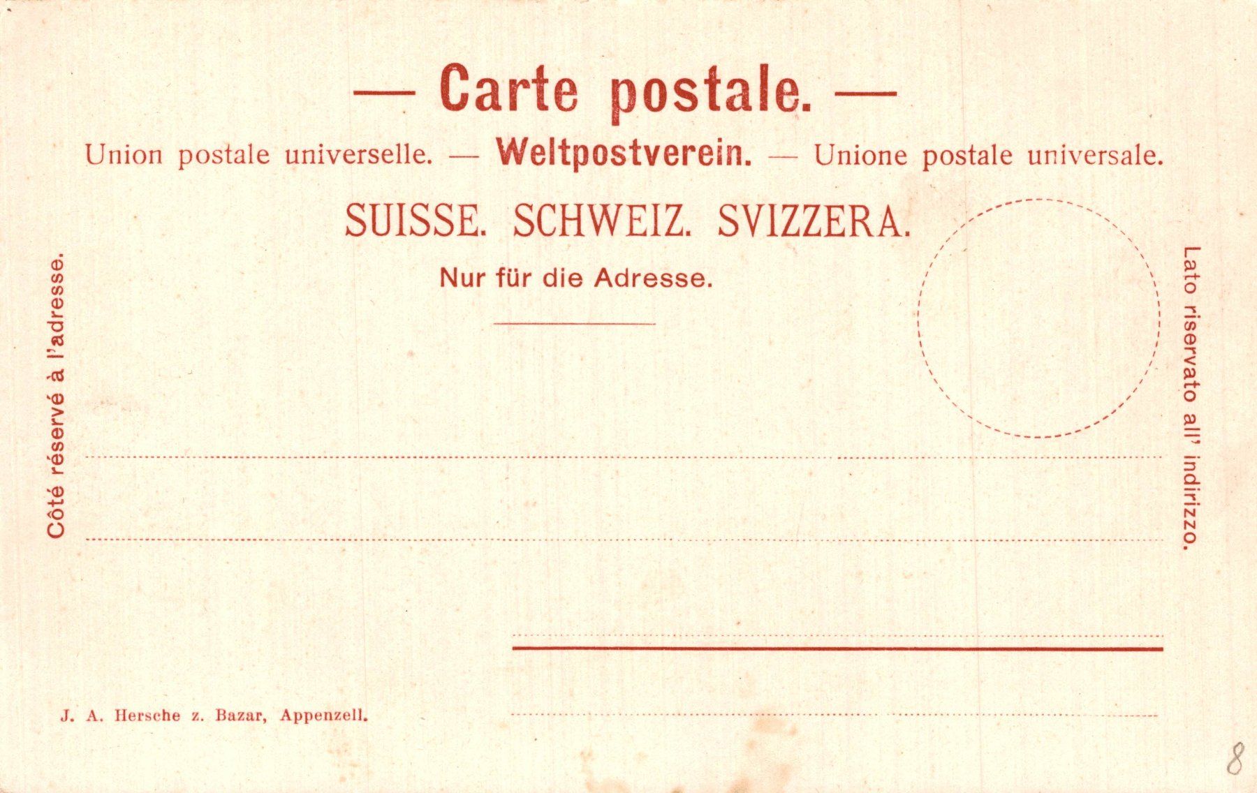 Cartoline postali: Hotel Bellevue beim Weissbad – Usato da Bronschhofen venduto da Astore 1