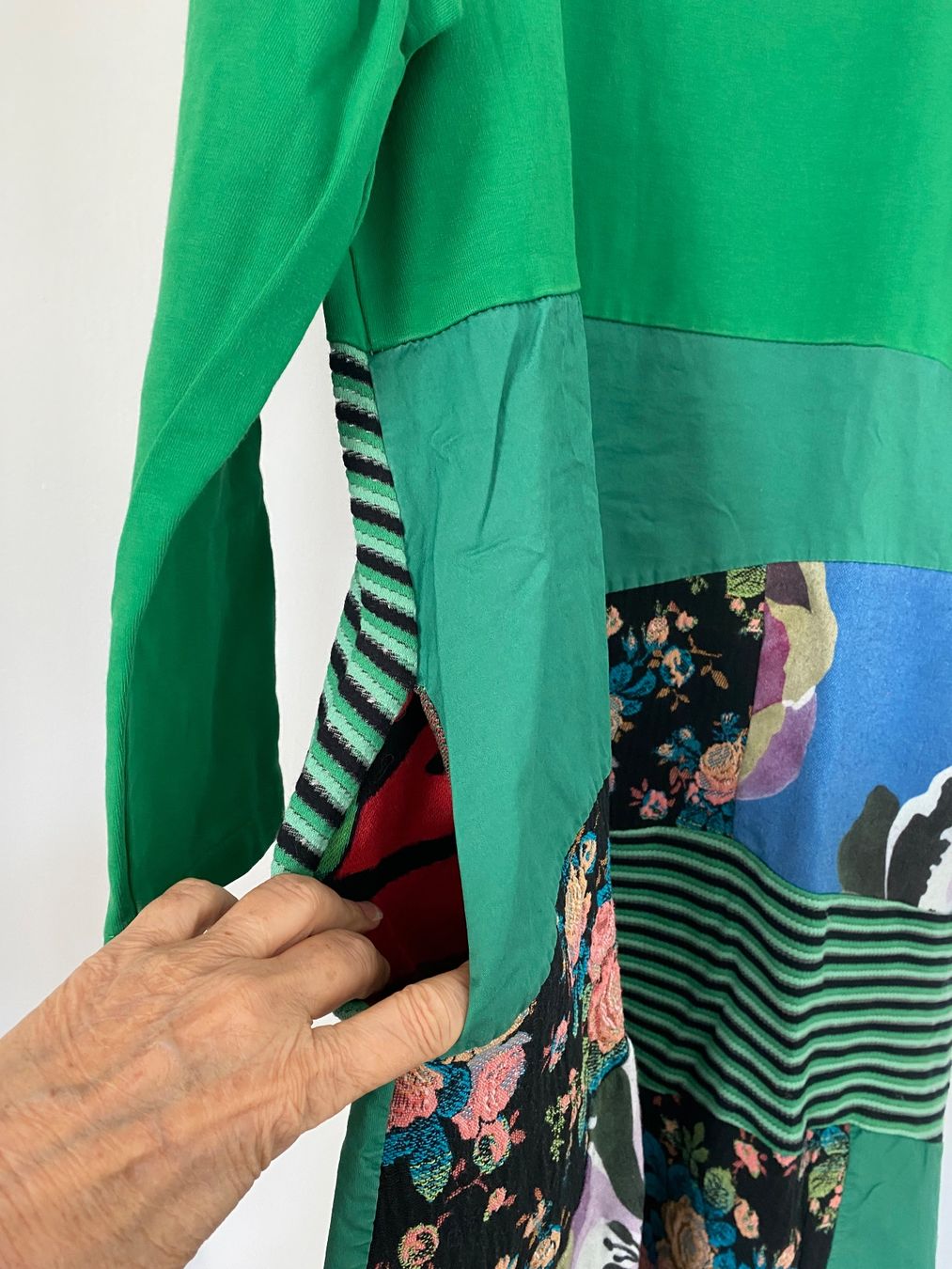 Kleider: WENDY TRENDY Patchwork Kleid Baumwollmix - S/M – Gebraucht aus Besazio von lionheart63 1