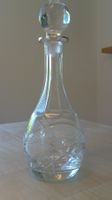 Elegante Kristallkaraffe mit Silber-Kragen