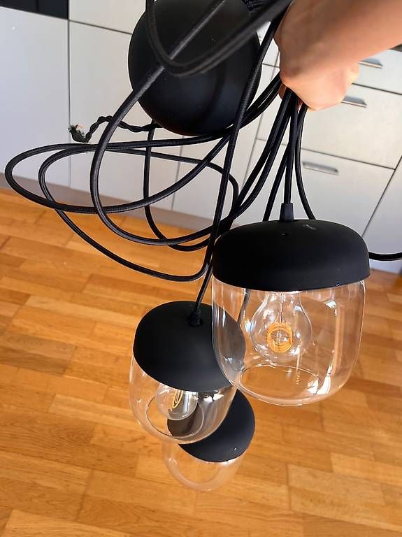 Lustres & lampes de plafonds: Pendelleuchte 3 flammig – D'occasion à Gümligen par ela.22