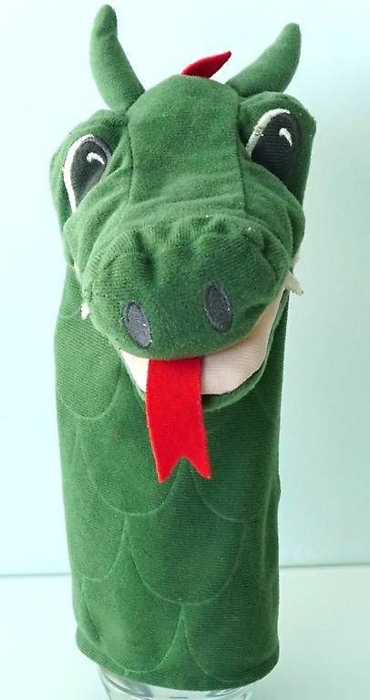 Spielzeuge: Kasperlitheater Handpuppe Drache – Gebraucht aus Sissach von glrpmpfk