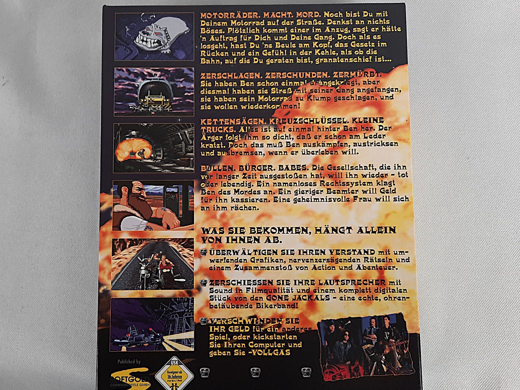 Giochi: LUCASART: " Vollgas: Full Throttle" – Usato da Beinwil am See venduto da Restwert_Beinwil 4