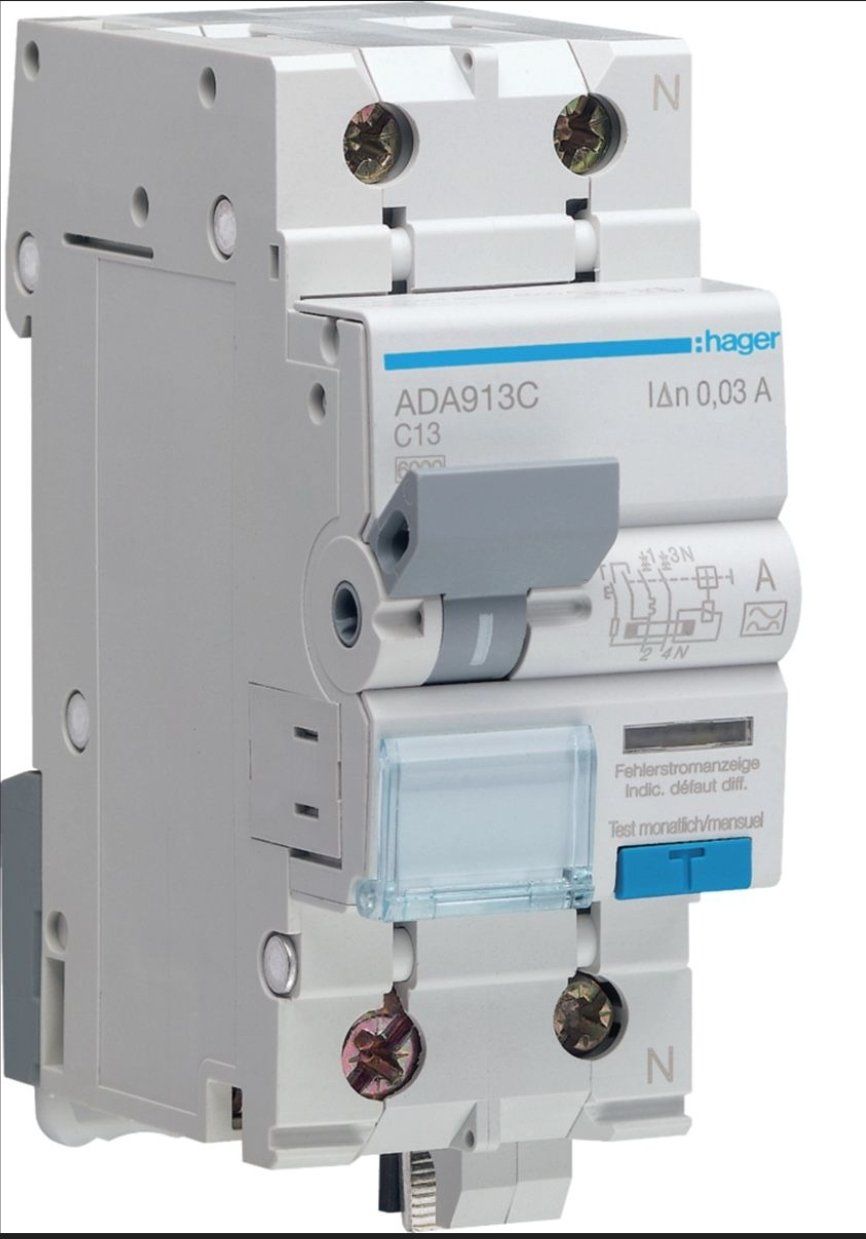 Hager Composants électroniques: Hager FILS 13c 30mA neu – Neuf avec emballage d'origine à Holderbank AG par Sasagem