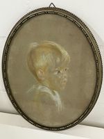 Margarete Goetz - Kinderportrait Pastell Kreidezeichnung