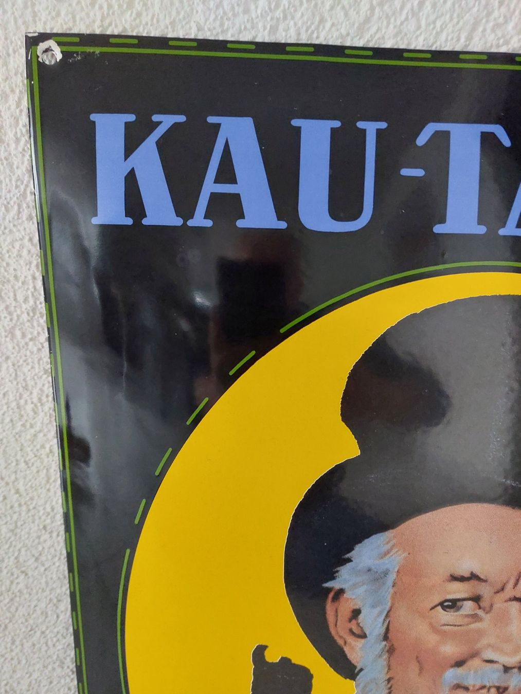 Marlboro Insegne: Emailschild Grimm & Triepel Kautabak Tabak plaque émaillée – Usato da Schenkon venduto da TG10 1