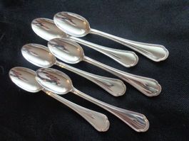 * 6 X CUILLERE A CAFE JEZLER LA SUISSE ARGENT 800 COMME NEUF