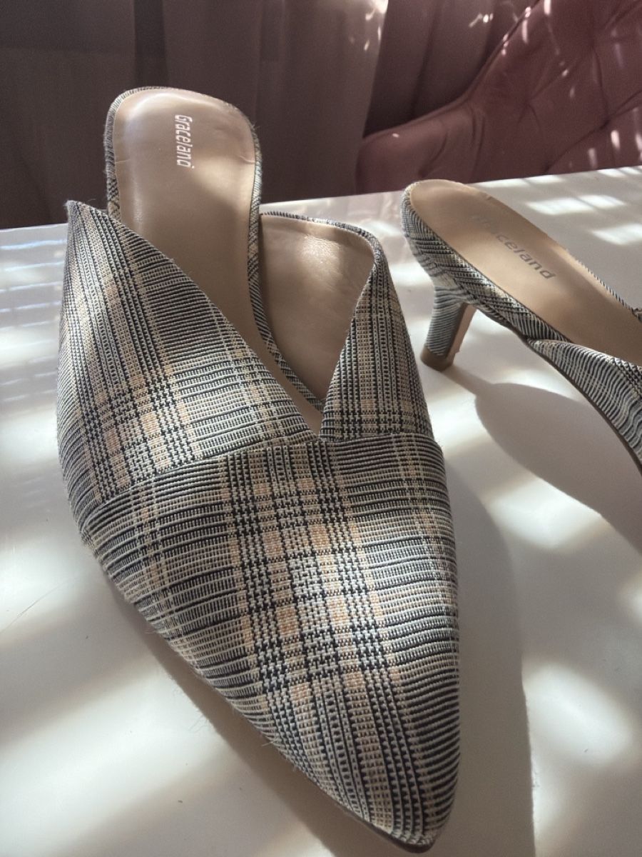 Dosenbach Damenschuhe: Neue Karo Pantoletten Gr.40 – Neu (gemäss Beschreibung) aus Niederwangen BE von Diva_74 1