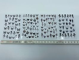 Premium Gothic Nail Art Sticker Set No2