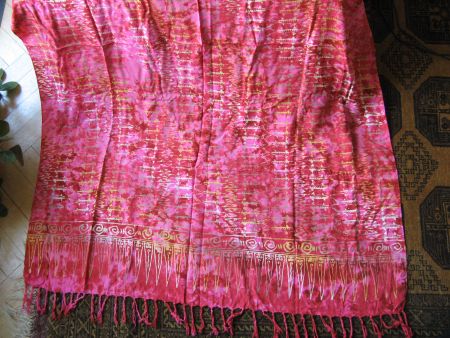 rot-rosa Sarong, Pareo, Strandtuch