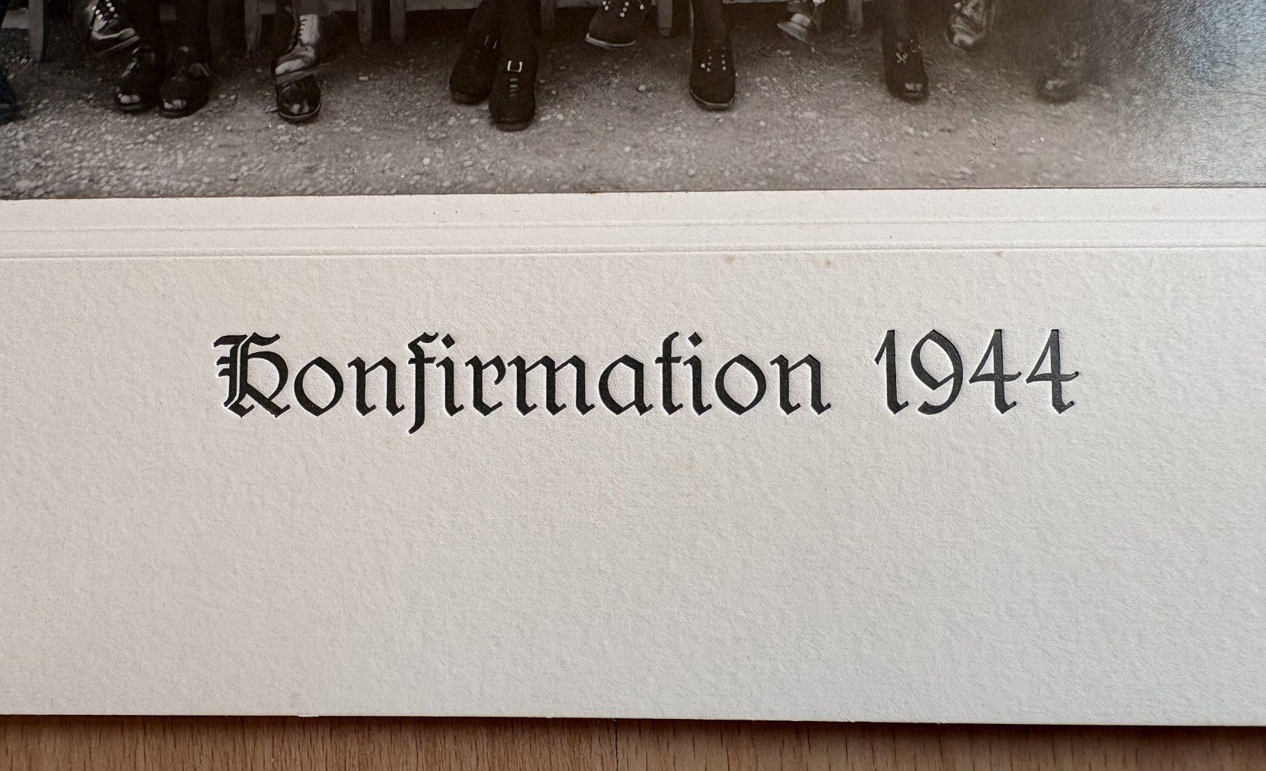 Foto & Immagini: Konfirmationsfoto 1944 – Usato da Neukirch-Egnach venduto da Phion 1