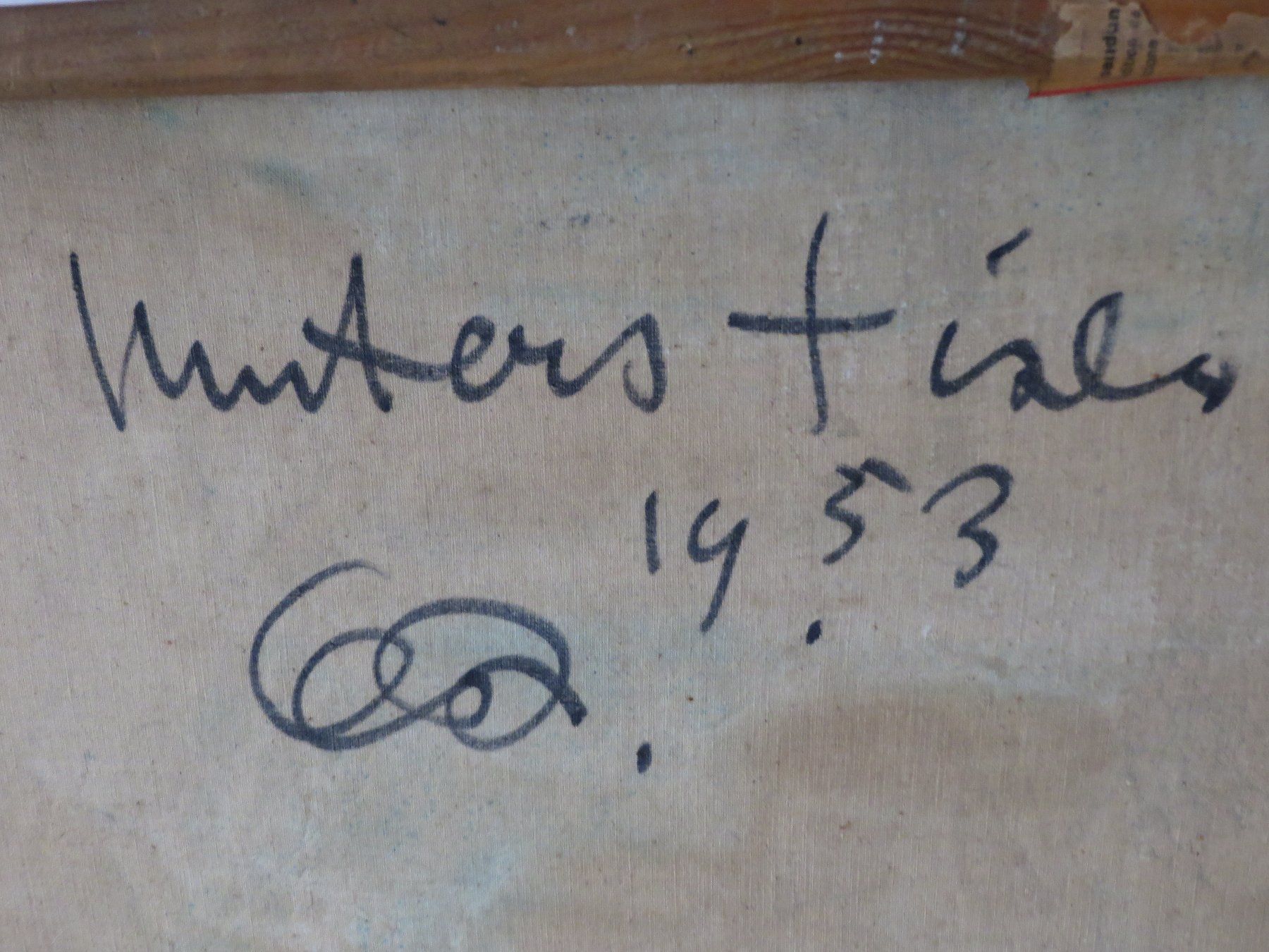 Dipinti: Willy Röthlisberger 1914-1977 Grosse Oelbild – Usato da Bad Ragaz venduto da FutureZ 4