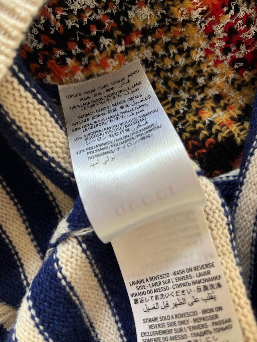 Gucci Pullover & Sweatshirts: Gucci Wollpullover blau weiss, Tiger , 34/36 – Gebraucht aus Herrliberg von mayfi 9