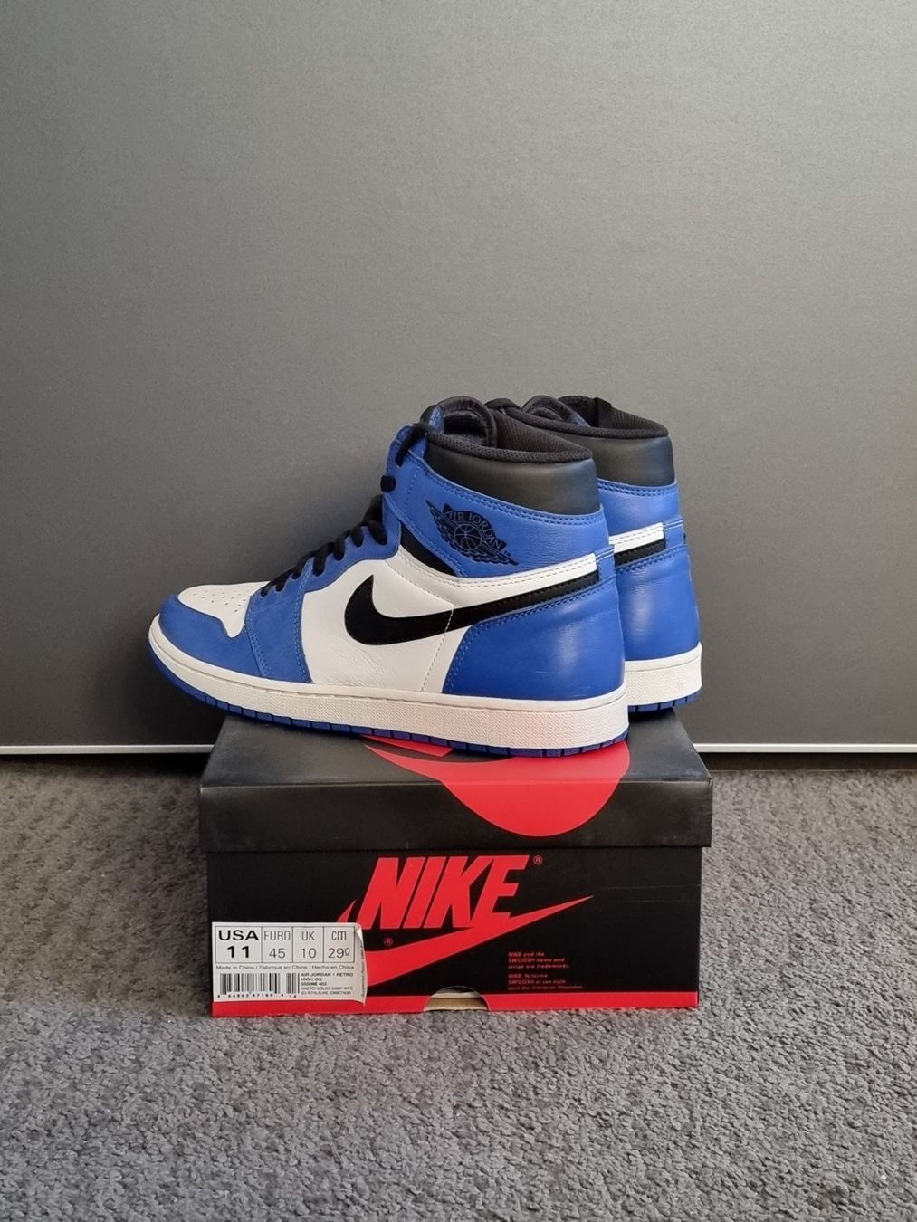 Nike Scarpe da uomo: Nike Air Jordan 1 Game Royal 45 – Nuovo (secondo la descrizione) da Basel venduto da FrozenFire 2